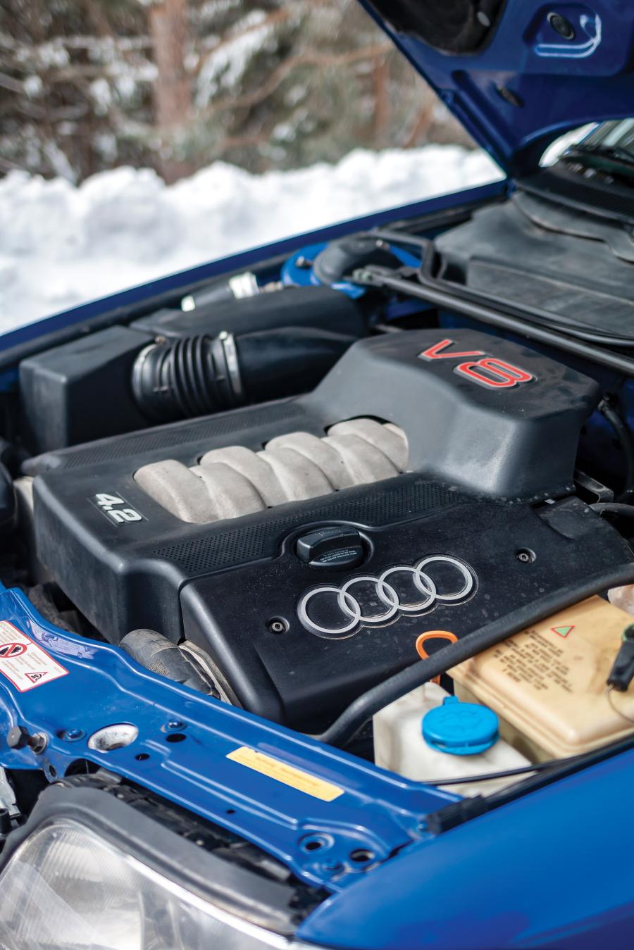 Моторный отсек Audi S6 Plus (4A, C4) 1996 года  (фото 4 из 58)